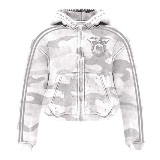 Frozen Camo Zipper