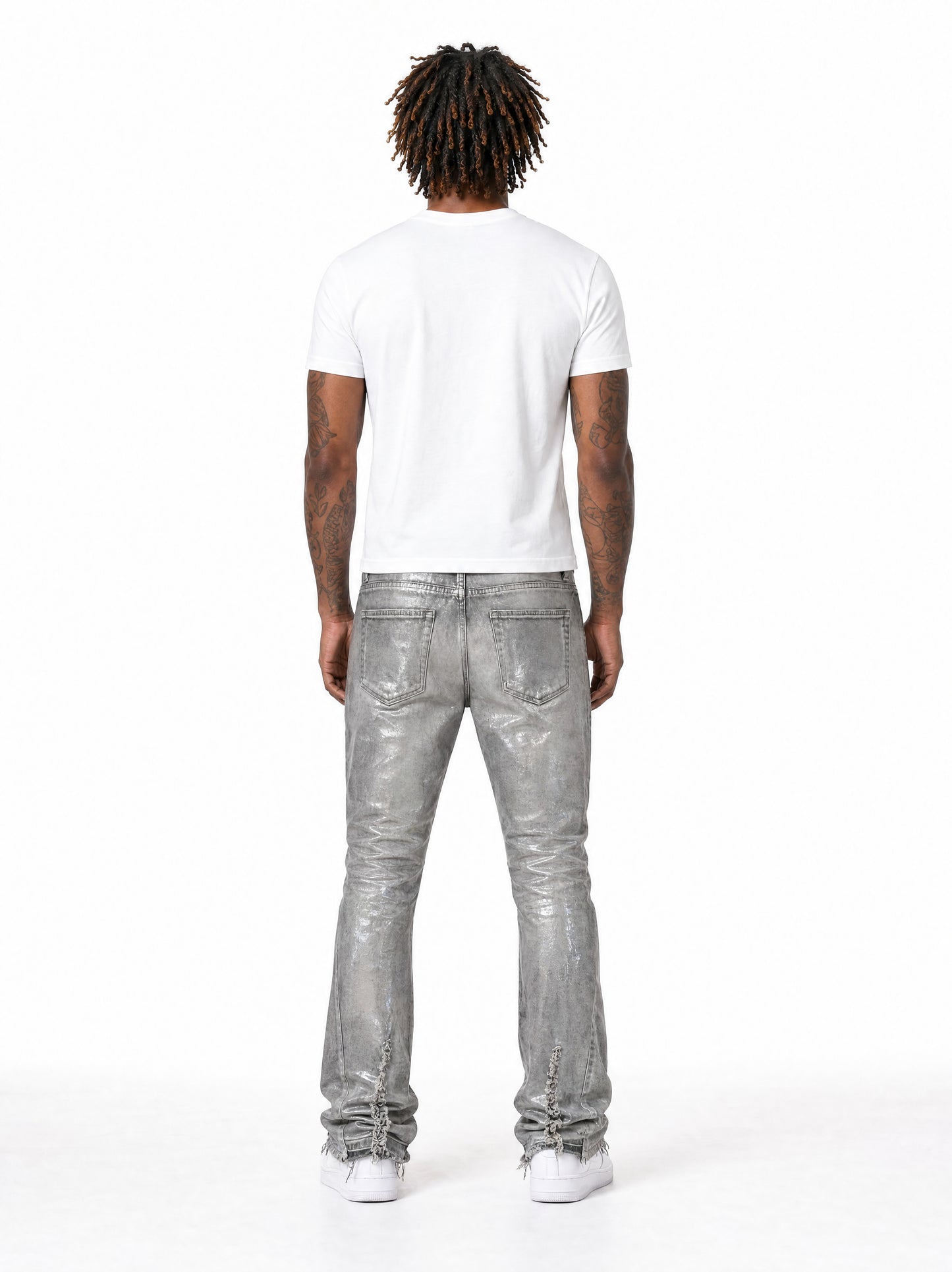 Silver Coated Jeans