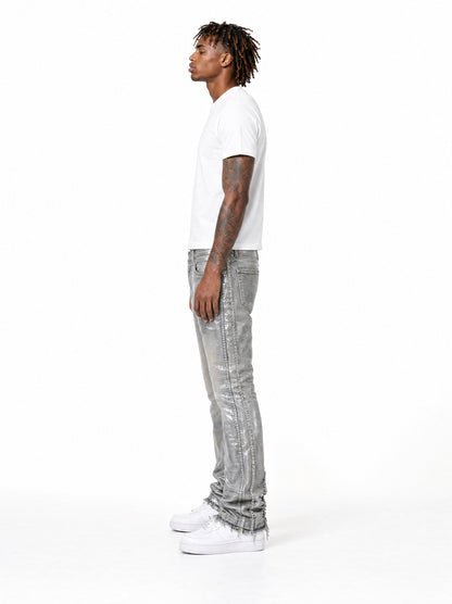 Silver Coated Jeans