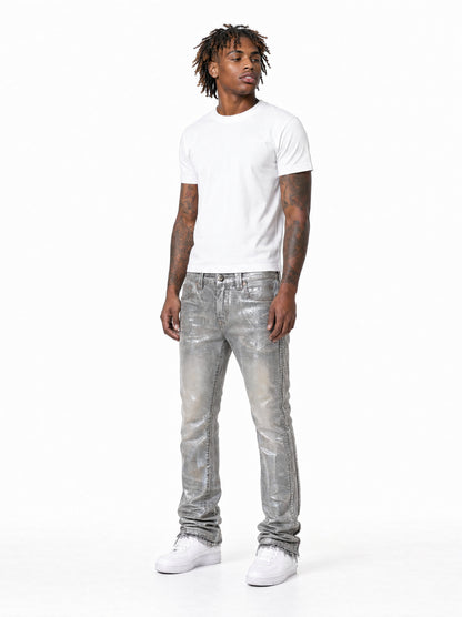 Silver Coated Jeans