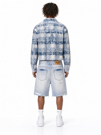 Tactical Denim Shorts