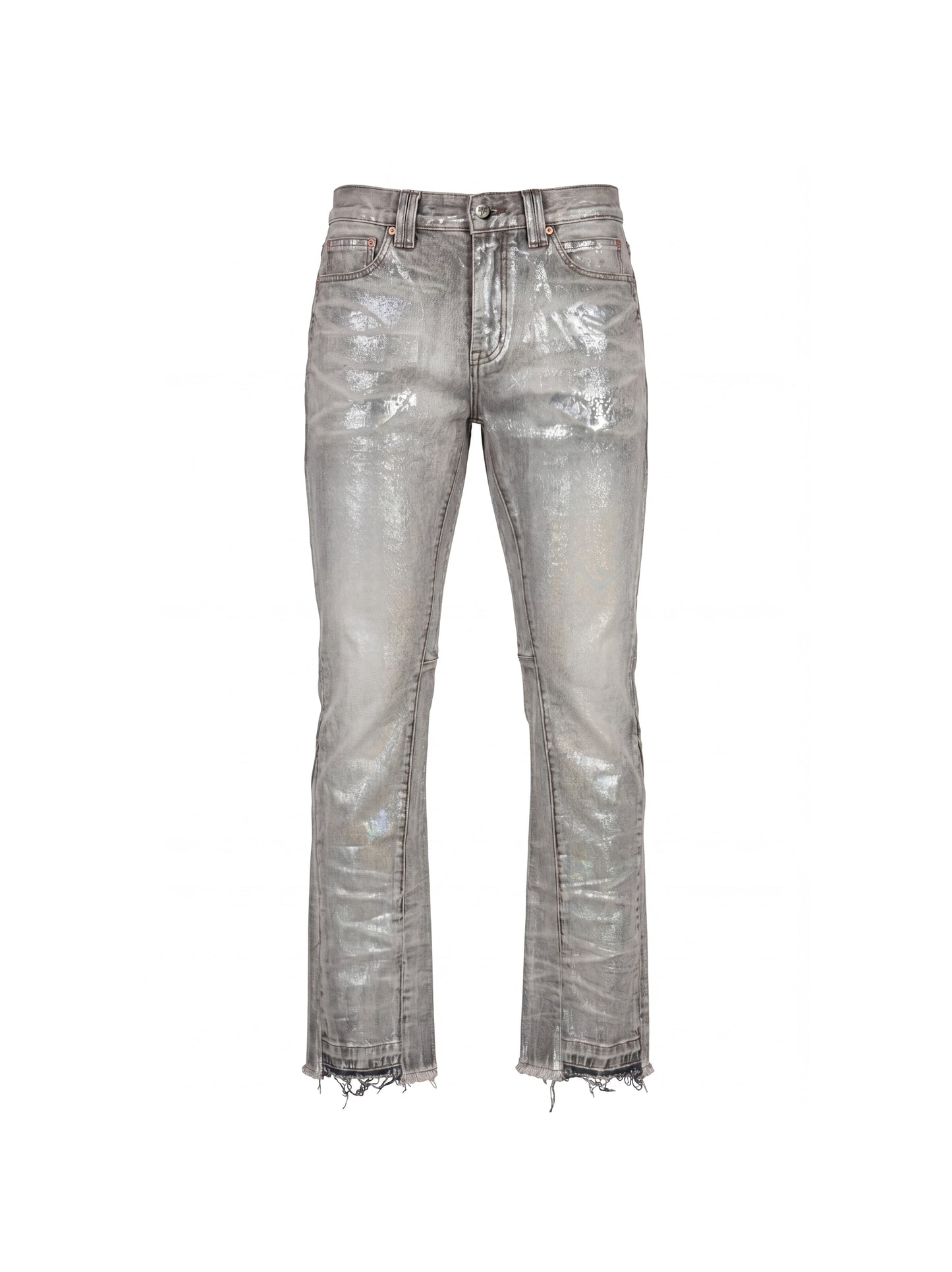 Silver Coated Jeans