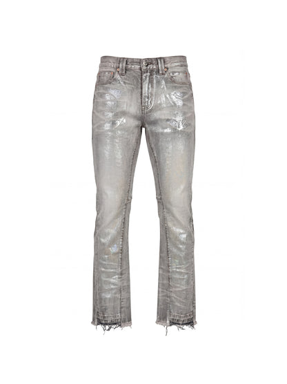 Silver Coated Jeans
