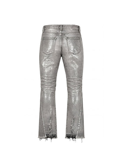 Silver Coated Jeans