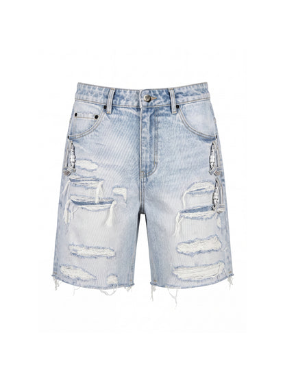 Tactical Denim Shorts