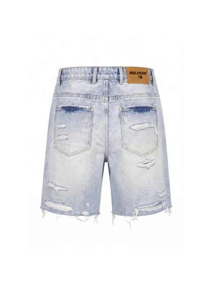 Tactical Denim Shorts