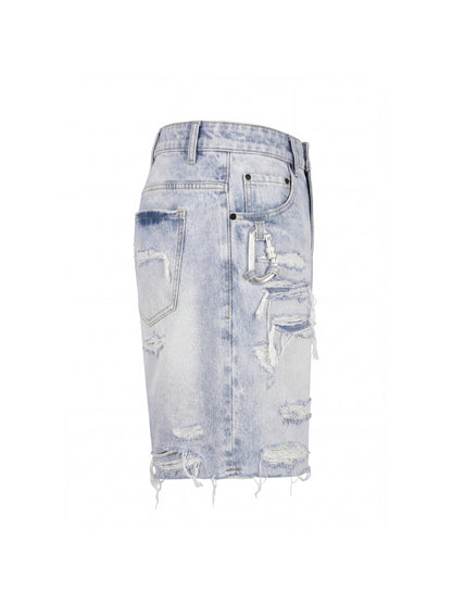 Tactical Denim Shorts