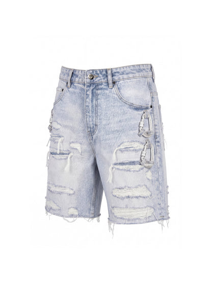 Tactical Denim Shorts