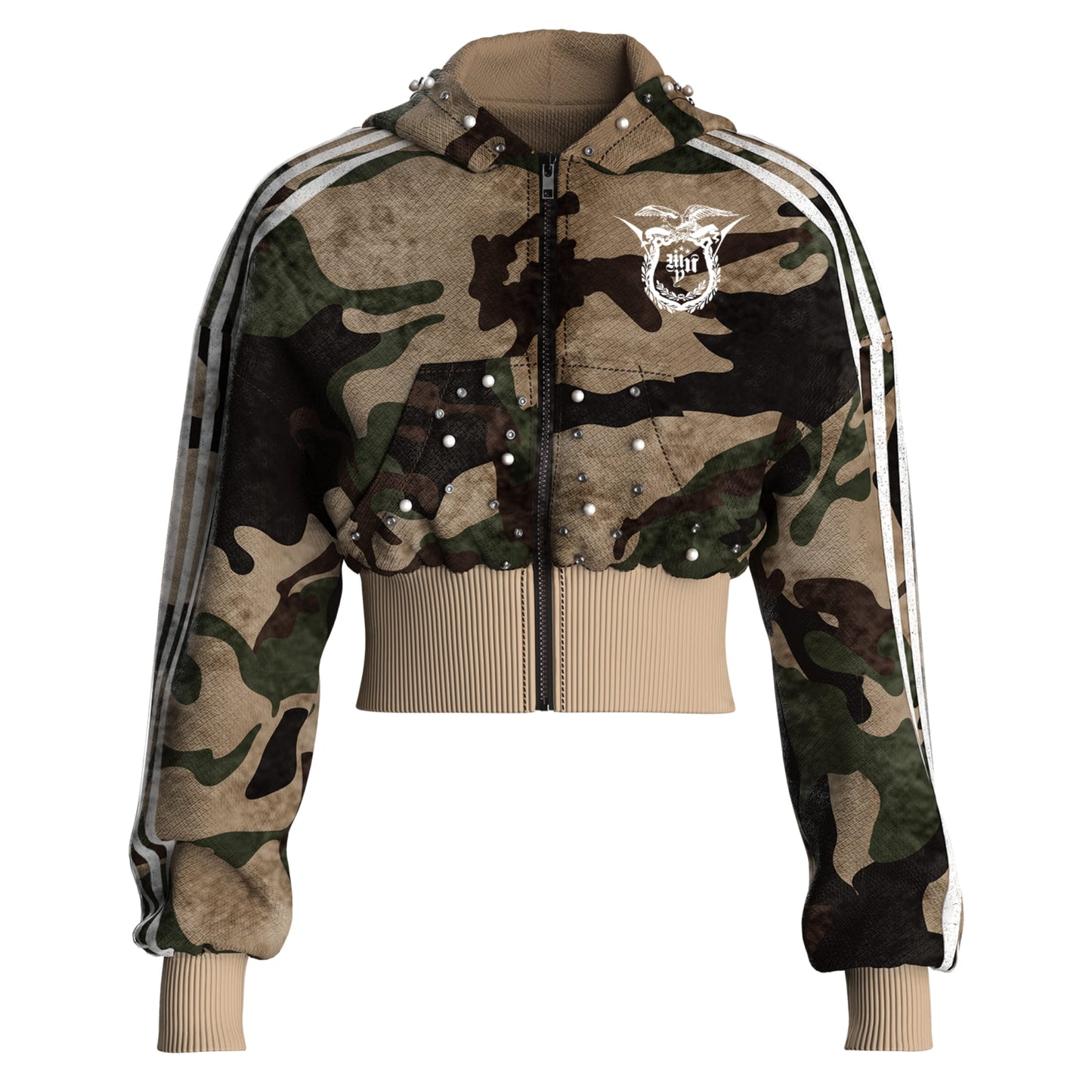 Women Camo Zipper