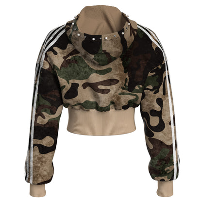 Women Camo Zipper