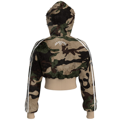 Women Camo Zipper